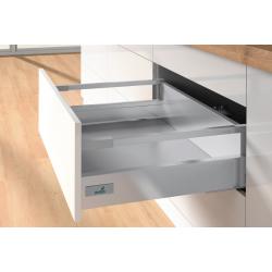 High Sided - Soft Closing - Hettich Drawer - Silver